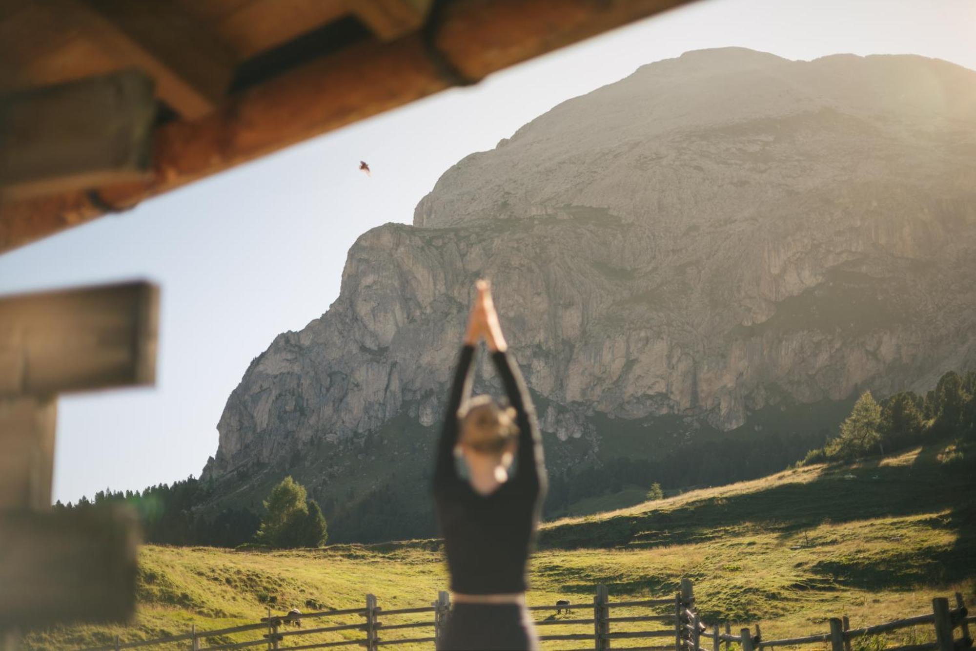 Zallinger Dolomites Alpe Di Siusi Bagian luar foto
